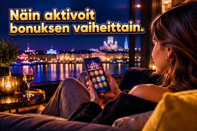 Näin aktivoit bonuksen vaiheittain